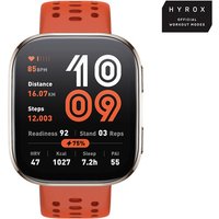 Amazfit Bip 6 Red 5 cm (1.97'') AMOLED Digitale 390 x 450 Pixel Touch screen Oro GPS (satellitare)