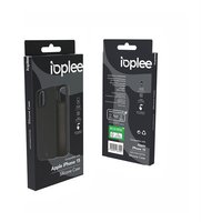 IOPLEE Custodia in TPU Siliconato con microfibra interna - Nero per iPhone 15