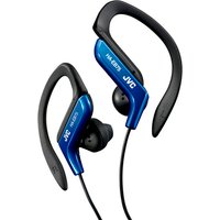 JVC HA-EB75 Cuffie Cablato A clip, In-ear Sport Nero, Blu