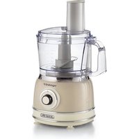 Ariete Linea Vintage 1781 Robot da cucina Vintage, 1000W, Capacità 2,1L (utilizzabile 1,2L), Per preparazione impasti, Beige