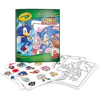 Crayola Album adesivi-Coloring Sonic