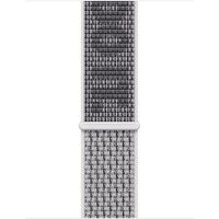 Apple Nike Sport Loop bianco ghiaccio/nero (41 mm)