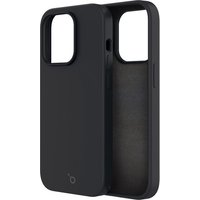 IOPLEE Custodia in TPU Siliconato con microfibra interna - Nero per iPhone 15 Pro