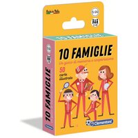 Clementoni Carte Gioco 10 Famiglie