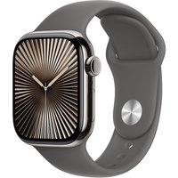 Apple Watch Series 10 Serie 10 GPS + Cellular 42mm Cassa in Titanio con Stone Grey Sport Band - M/L