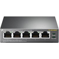 TP-Link TL-SG1005P Non gestito Gigabit Ethernet (10/100/1000) Supporto Power over Ethernet (PoE) Nero