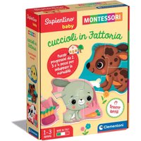 Clementoni Sapientino Montessori Cuccioli Fattoria