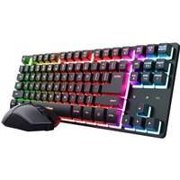 Trust GXT 832 Thado tastiera Mouse incluso Gaming RF Wireless QWERTZ Croato, Sloveno Nero