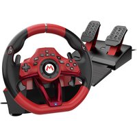 Hori NSX-123E periferica di gioco Nero, Rosso USB Sterzo + Pedali Nintendo Switch 2, Nintendo Switch OLED, Nintendo Switch