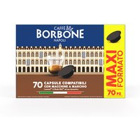 Caffè Borbone Capsule Compatibili sistema A Modo Mio - Miscela Decisa - 70 capsule