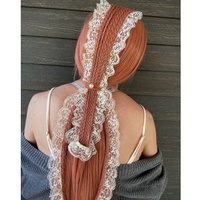 Sweety Apricot l Coral-orange Long Loose Wave Lace Front Wig