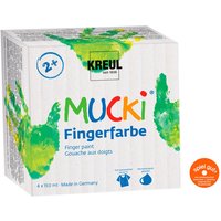 MUCKI Fingerfarbe, 4er-Set, à 150 ml MUCKI Fingerfarbe, 4er-Set, à 150 ml