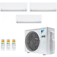 Ar-Condicionado Tri Split Inverter Daikin 18.000 (3x Evap HW 9.000) Só Frio 220V