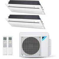 Ar-Condicionado Multi Split Inverter Daikin 18.000 BTUs (1x Evap Cassete 1 Via 9.000 + 1x Evap Cassete 1 Via 12.000) Quente/Frio 220V