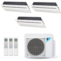 Ar-Condicionado Multi Split Inverter Daikin 23.000 BTUs (2x Evap Cassete 1 Via 9.000 + 1x Evap Cassete 1 Via 12.000) Quente/Frio 220V