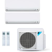 Ar-Condicionado Multi Split Inverter Daikin 24.000 BTUs (2x Evap HW 18.000) Quente/Frio 220V