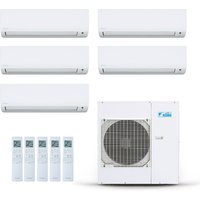 Ar-Condicionado Multi Split Inverter Daikin 38.000 BTUs (2x Evap HW 9.000 + 3x Evap HW 12.000) Quente/Frio 220V