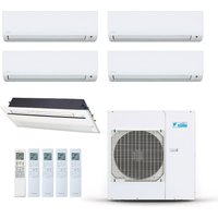 Ar-Condicionado Multi Split Inverter Daikin 38.000 BTUs (4x Evap HW 9.000 + 1x Evap Cassete 1 Via 12.000) Quente/Frio 220V