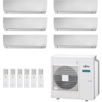 Ar-Condicionado Multi Split Inverter Fujitsu 45.000 (4x Evap HW 9.000 + 2x Evap HW 12.000) Quente/Frio 220V