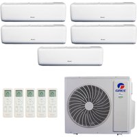 Ar-Condicionado Multi Split Inverter R-32 Gree 42.000 (2x Evap HW 9.000 + 3x Evap HW 12.000) Quente/Frio 220V