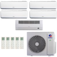 Ar-Condicionado Multi Split Inverter R-32 Gree 42.000 (4x Evap HW 9.000 + 1x Evap Cassete 1 Via 18.000) Quente/Frio 220V