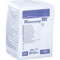 Mullkompressen 10x10 cm unsteril 8-fach 13fäd Kompressen
