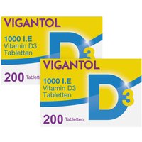 Doppelpackung Vigantol Vitamin D3 1 I.E. Tabletten