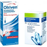 Sinfrontal ( ) & Otriven 0 1% ( ) 0,1 % Nasenspray