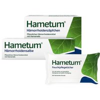 Hametum Hämorrhoidensalbe & - & Feuchtpflegetücher Zäpfchen