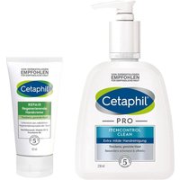 Cetaphil Pro Itchcontrol Clean Handreinigung + Repair Handcreme