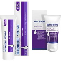 Benzaknen 10% + Benzacare Anti-Pickel Feuchtigkeitspflege LSF 30 10 %