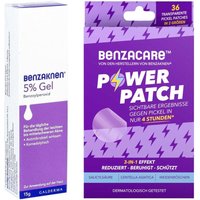 Benzaknen 5% + Benzacare Power Patch gegen Pickel 5 %