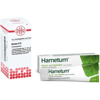 Hametum Wund- & Heilsalbe und Arnica D6 Dhu D6 Globuli