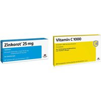 Zinkorot Zink + Vitamin C1000 25 mg Filmtabletten