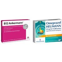 B12 Ankermann überzogene + Omeprazol Heumann bei s 20 mg Tabletten