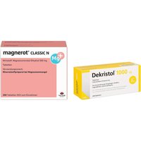 Magnerot Classic N + Dekristol 1 I.E. Tabletten