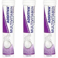 Additiva Multivit +Mineral+Koffein Ananas Brausetabletten