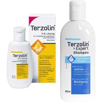Terzolin + Expert Shampoo bei trockener Kopfhaut Lösung