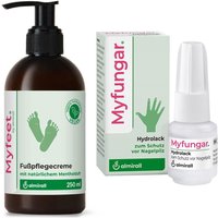 Myfeet By Almirall Fußpflegecreme + Myfungar Nagellack Lösung