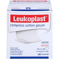 Leukoplast Compress Cotton Gauze St 5x5cm 8f