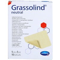 Grassolind Salbenkompressen 5x5 Cm Steril Kompressen