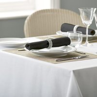 100% Polyester Plain Jet Black 41 x 41cm Coloured Napkins