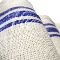 Pack of 10 Blue Stripe Glass Cloths