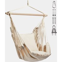 Seville Beige Hanging Swing Chair