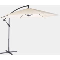Ivory Cream 3m Banana Parasol