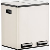 Matte Cream Double Bin - 30L