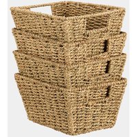 Seagrass Storage Baskets - Set of 4