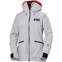 HELLY HANSEN POWDERQUEEN 3.0 WOMEN Jacke 2025 grey melange - XS