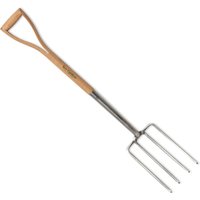 Neverbend Stainless Digging Fork - The Kew Gardens Collection Wood and Stainless Steel