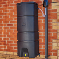 Medium 160L Terracottage Wallmounted Water Butt GM8 Group Ltd